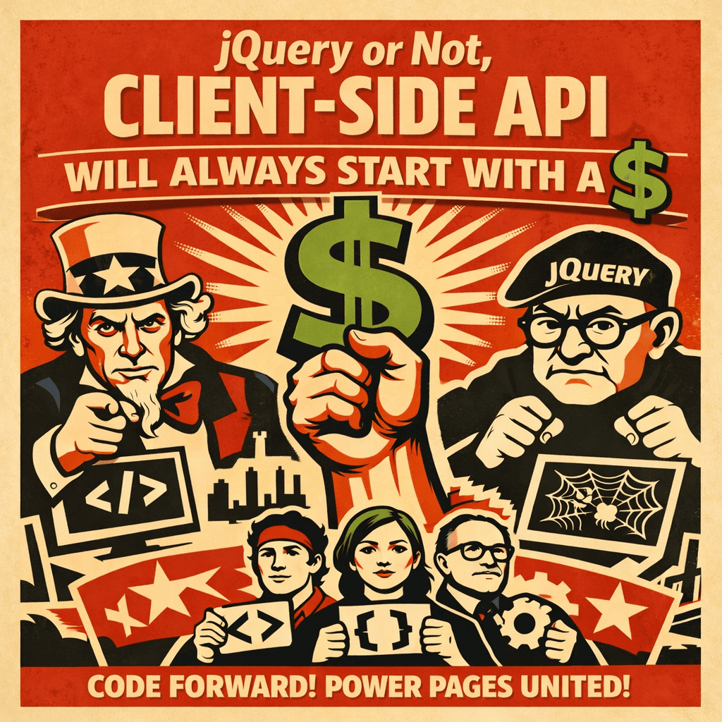 jQuery or Not, Client-Side API Will Always Start with a $
